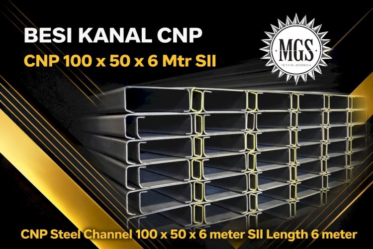 Besi Kanal CNP 100 x50 x 6 Mtr SII 