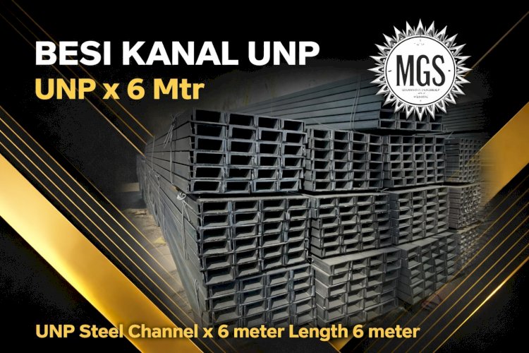 Besi Kanal UNP x 6 Mtr